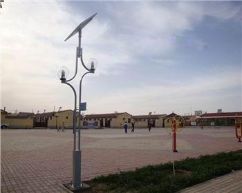 甘肅新農(nóng)村太陽能庭院燈-甘肅中衛(wèi)市路燈照明工程