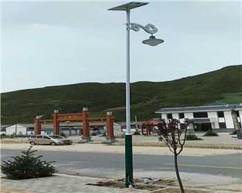 甘肅省岷縣馬塢鎮(zhèn)黑鷹溝村新農(nóng)村太陽能路燈項目